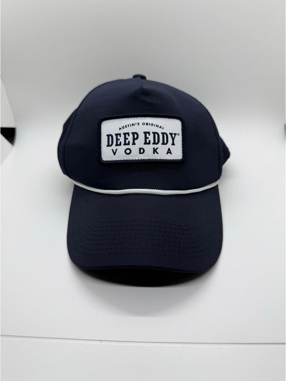 Deep Eddy’s Vodka SnapBack Hat-Adjustable/Navy Blue+White
